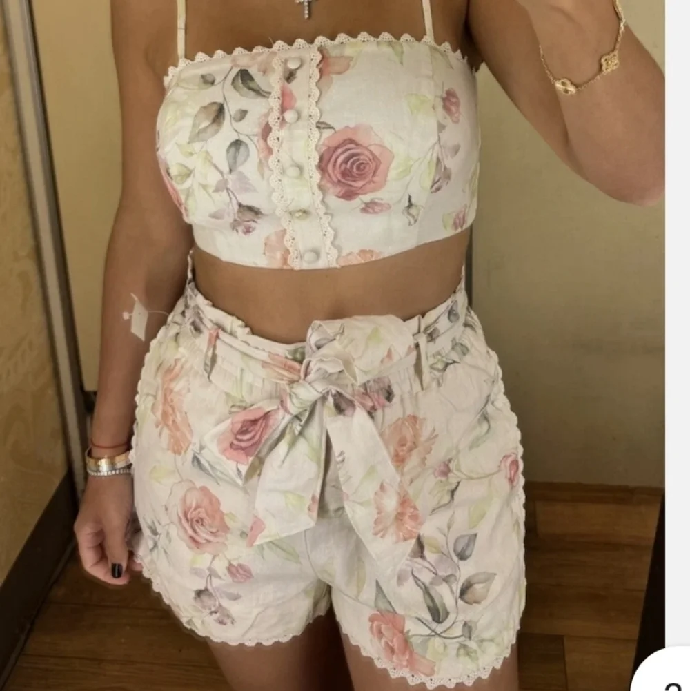 Caroline Constas Cream Two-Piece Set - Picture 2 of 6